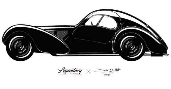 Bugatti SC 57 Atlantic - 1936 - Noire - 1/5 ème
