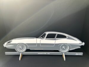 Jaguar Type E - 1961 - Grise - 1/15ème