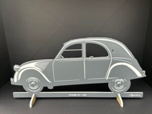 Citroën 2CV - 1950 - Grise - 1/15ème