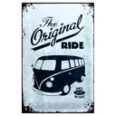 Plaque métal - Combi VW - The Original Ride - 20 x 30 cm
