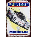 Plaque métal - Le Mans 1993 - 20 x 30 cm