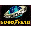 Plaque métal - Good Year - 20 x 30 cm