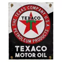 Plaque métal - Texaco Motor Oil - 30 x 40 cm