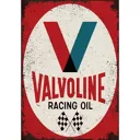 Plaque métal - Valvoline - 20 x 30 cm