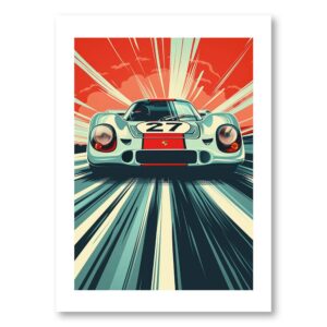 Affiche Porsche 917 Le Mans - 30 x 40 cm