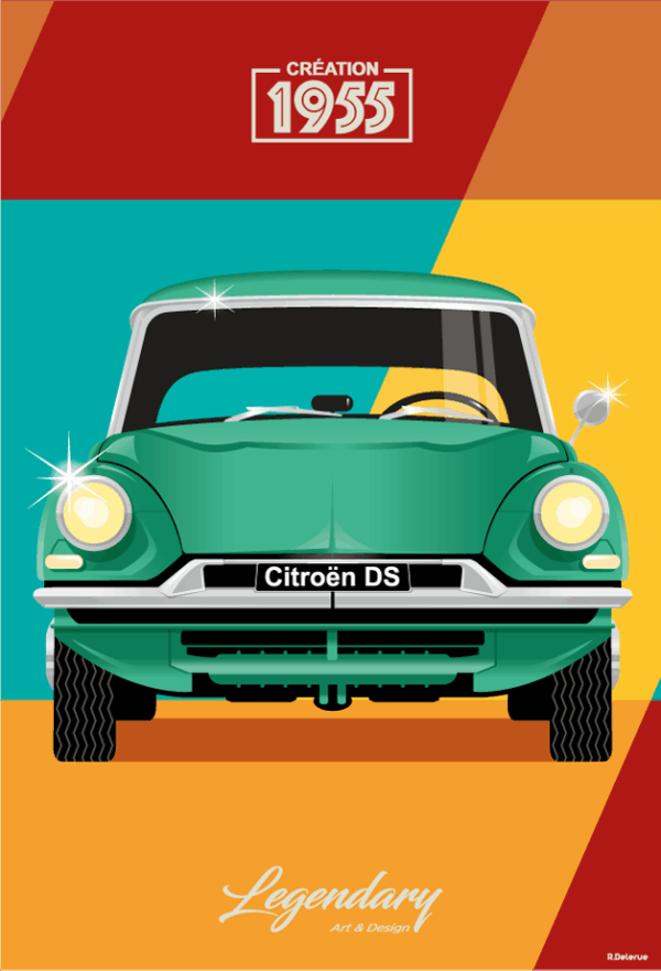 Magnet Citroën DS