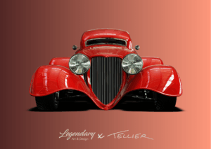 Carte postale Ford Coupé ZZ TOP - Collec'toon #05