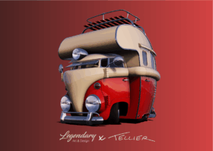 Carte postale Combi Van - Collec'toon #09