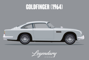 Magnet Aston Martin DB5 - Goldfinger