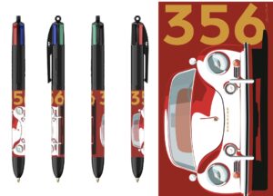 Stylo BIC 4 couleurs - Porsche 356