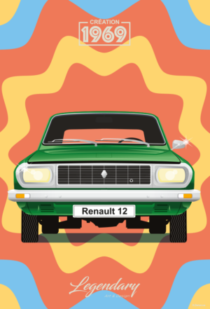 Magnet Renault 12 - Verte