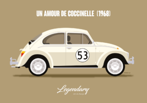 Carte postale Coccinelle - "Un amour de Coccinelle"