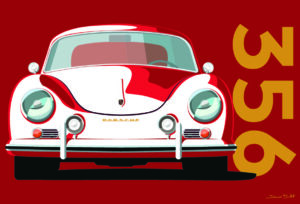 Magnet Porsche 356