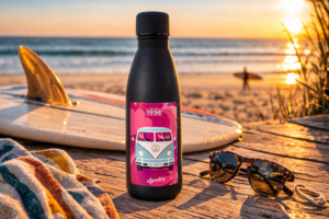 Gourde isotherme - Combi VW - Bleu