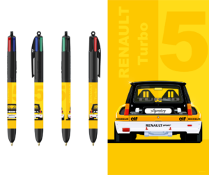 Stylo BIC 4 couleurs - Renault 5 Turbo - Vue arrière