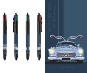 Stylo BIC 4 couleurs - Mercedes 300 SL Gullwing