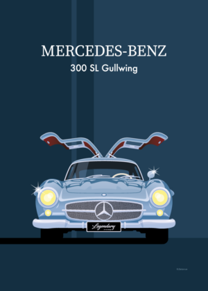 Magnet Mercedes 300 SL - Gullwing