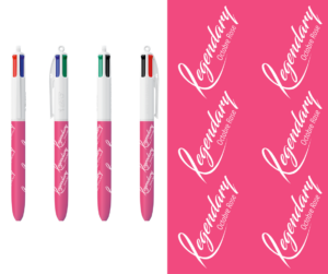 Stylo BIC 4 couleurs - Legendary "Octobre Rose" - Série limitée