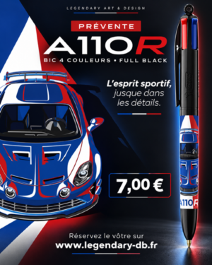Stylo BIC 4 couleurs - Alpine A110 R