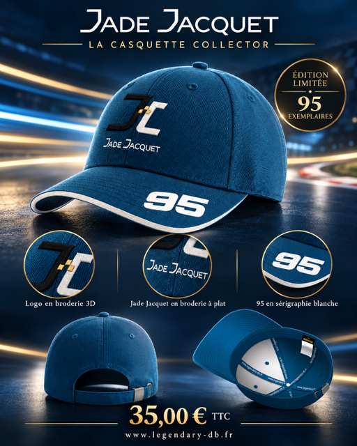 Casquette collector Jade Jacquet - Série Limitée - PREVENTE